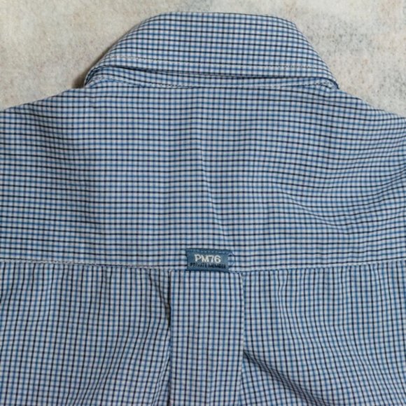 Private Member Design NBR-7 Blue Casual Button-Up - Picture 4 of 8